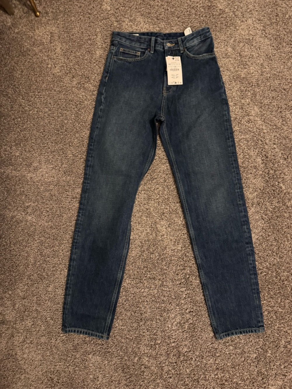 Zara Skinny Jeans Dark Blue Denim